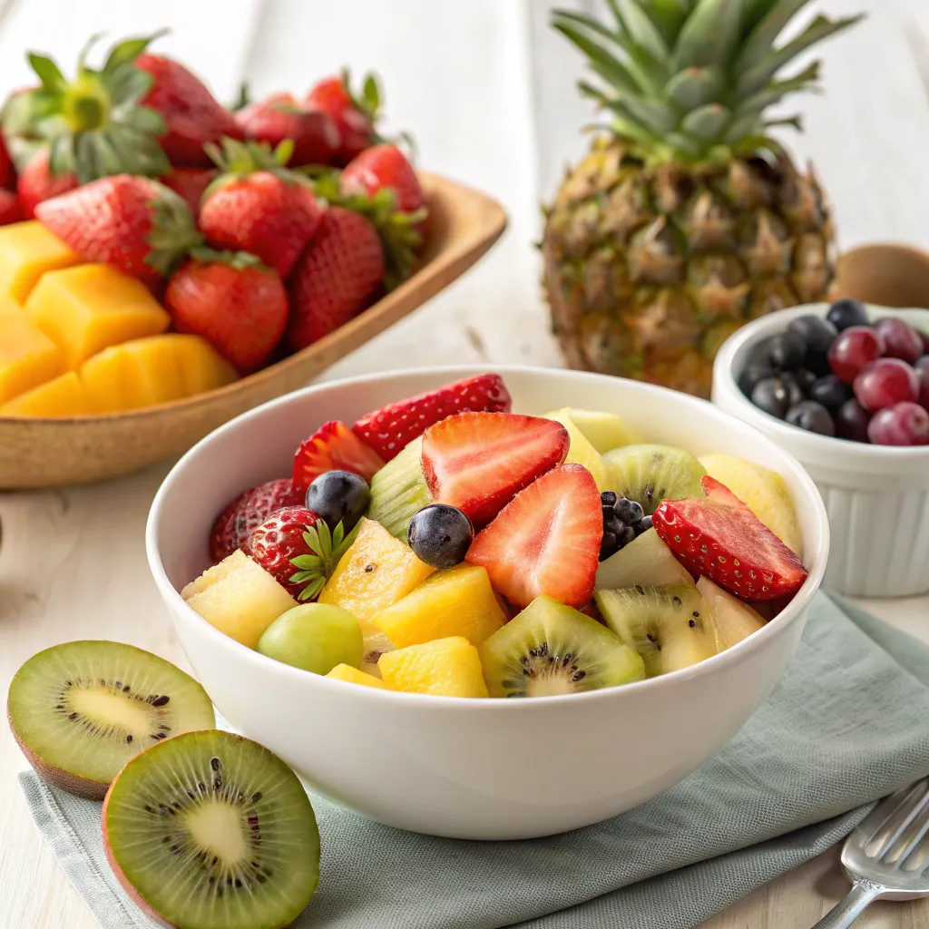 Fresh Fruit Salad Course